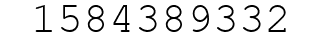 Number 1584389332.