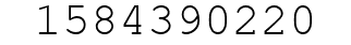 Number 1584390220.
