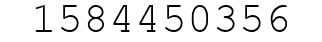 Number 1584450356.