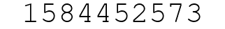 Number 1584452573.
