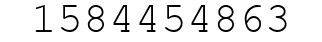 Number 1584454863.