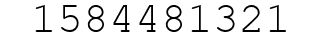 Number 1584481321.