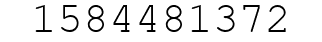 Number 1584481372.