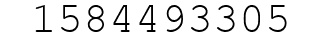 Number 1584493305.
