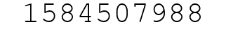 Number 1584507988.