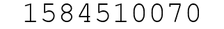 Number 1584510070.