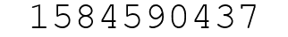 Number 1584590437.