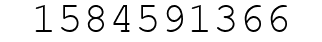 Number 1584591366.