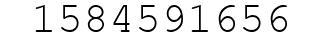 Number 1584591656.