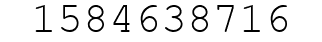 Number 1584638716.