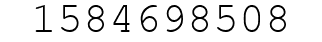 Number 1584698508.