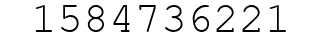 Number 1584736221.