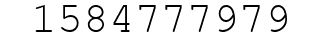 Number 1584777979.
