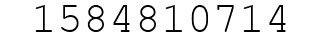 Number 1584810714.