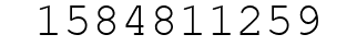 Number 1584811259.