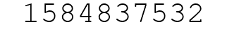 Number 1584837532.