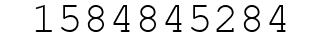 Number 1584845284.