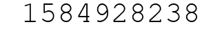 Number 1584928238.