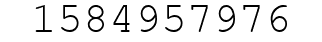 Number 1584957976.