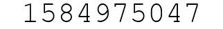 Number 1584975047.