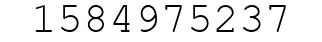 Number 1584975237.