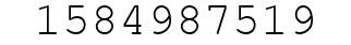 Number 1584987519.