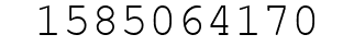 Number 1585064170.
