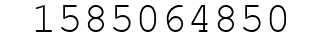 Number 1585064850.