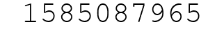 Number 1585087965.