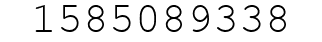 Number 1585089338.