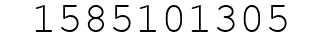 Number 1585101305.