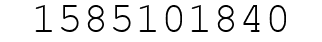 Number 1585101840.