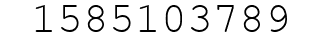 Number 1585103789.
