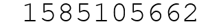 Number 1585105662.