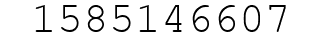 Number 1585146607.