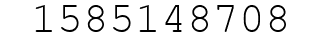 Number 1585148708.