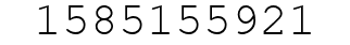 Number 1585155921.