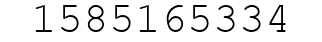 Number 1585165334.