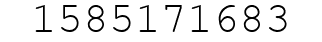 Number 1585171683.