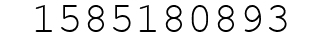 Number 1585180893.