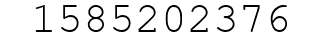 Number 1585202376.