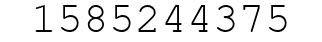 Number 1585244375.