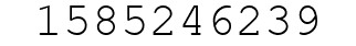 Number 1585246239.