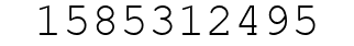 Number 1585312495.