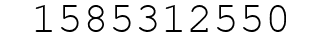 Number 1585312550.