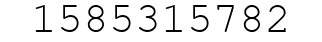 Number 1585315782.
