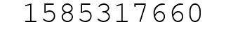 Number 1585317660.