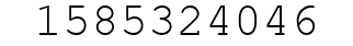Number 1585324046.