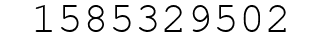 Number 1585329502.