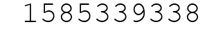 Number 1585339338.